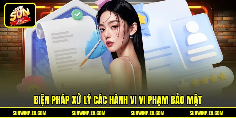 Biện pháp xử lý các hành vi vi phạm bảo mật Biện pháp xử lý các hành vi vi phạm bảo mật