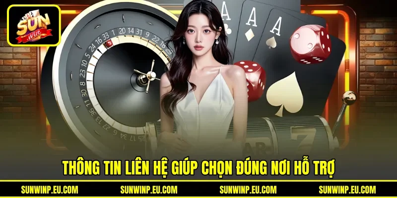 Thông tin liên hệ giúp chọn đúng nơi hỗ trợ